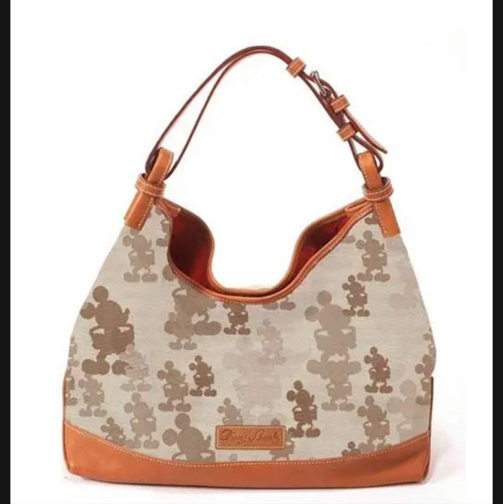 RARE! brown Mickey Mouse Silhouette Champsac
